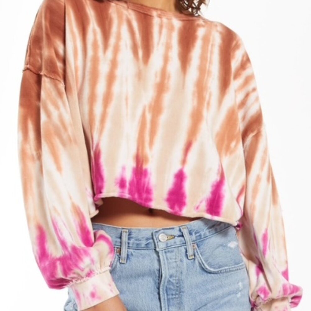 Z Supply Tie-Dye Sweatshirt - Size XS